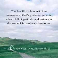 40 day challenge day 25: True humility – The Reason for my Hope Blog
